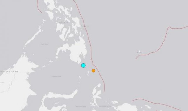 Filipinler'in açıklarında 6.4 büyüklüğünde deprem