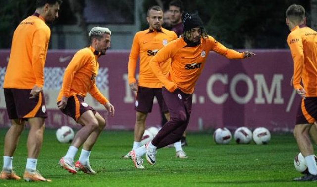 Galatasaray, Beşiktaş maçının hazırlıklarını sürdürdü