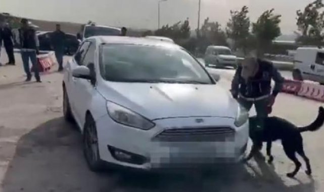 Gaziantep'te otomobilde 78 kilo skunk ele geçirildi