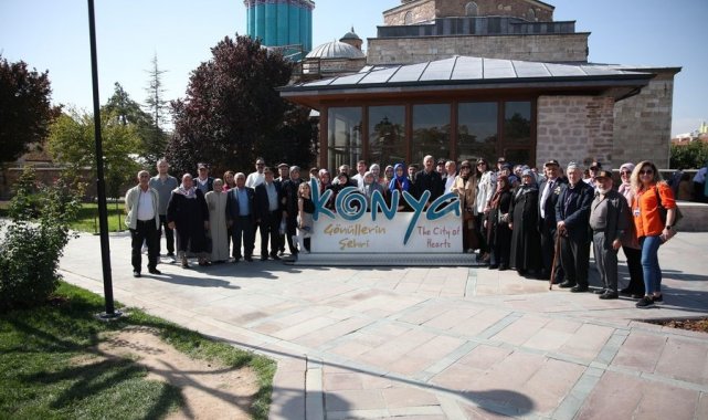 Gaziler ile şehit ve gazi yakınları Konya'yı gezdi
