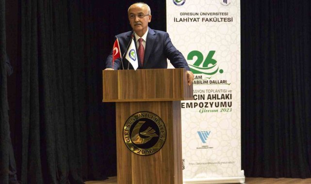 Giresun Üniversitesi Rektörü Prof. Dr. Can'dan inançta ahlak vurgusu: "Dindar denince ibadetler öne çıkarılıyor ama ahlak ıskalanıyor"
