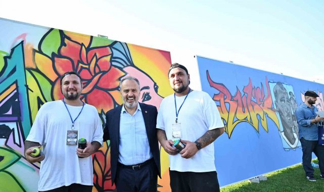 Grafiti şenliğinde renkler konuştu