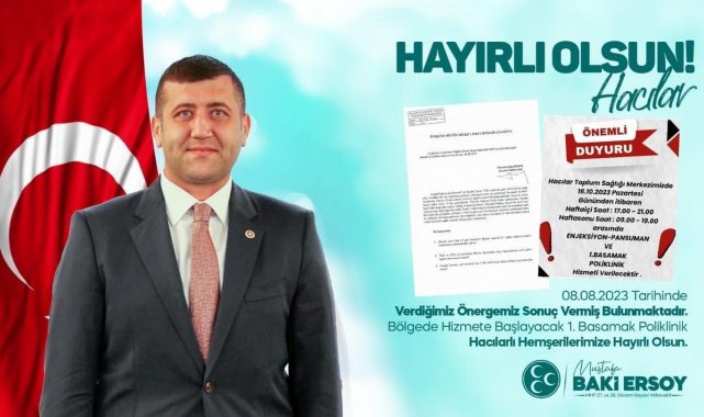 Hacılar Toplum Sağlığı Merkezi Hizmete Açıldı