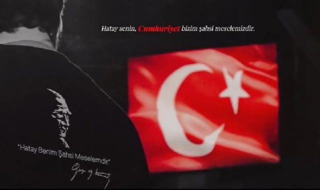 Hatayspor'dan anlamlı 29 Ekim videosu
