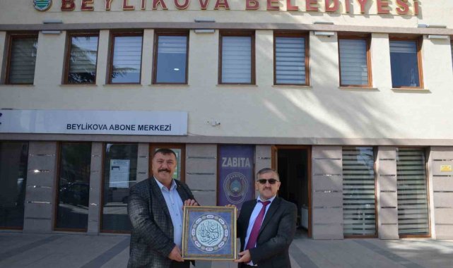 İlçe Müftüsü Ergüven'den Başkan Alp'e ziyaret