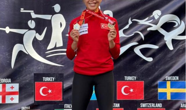 İlke Özyüksel, Kırgizistan'da altın madalyanın sahibi oldu