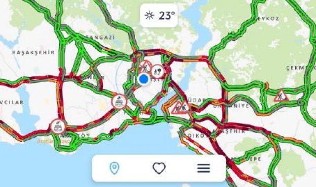 İstanbul'da Cuma trafiği