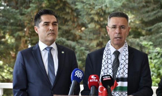 İYİ Parti'den Filistin Büyükelçiliği'ne destek ziyareti