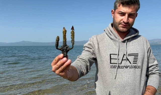 İznik Gölü'nde 2 bin yıllık mızrak ucu bulundu