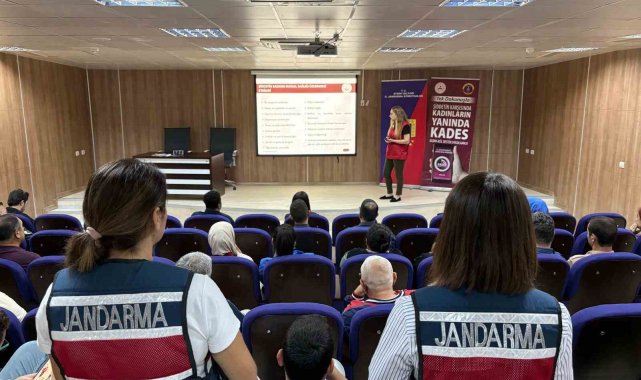 Jandarma Köşk'te kamu kurum personellerine KADES'i tanıttı