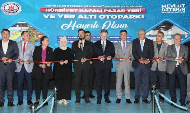 Kağıthane'de otopark ve pazaryeri açıldı