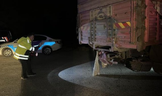 Kamyona çarpan otomobildeki 2 kişi hayatını kaybetti