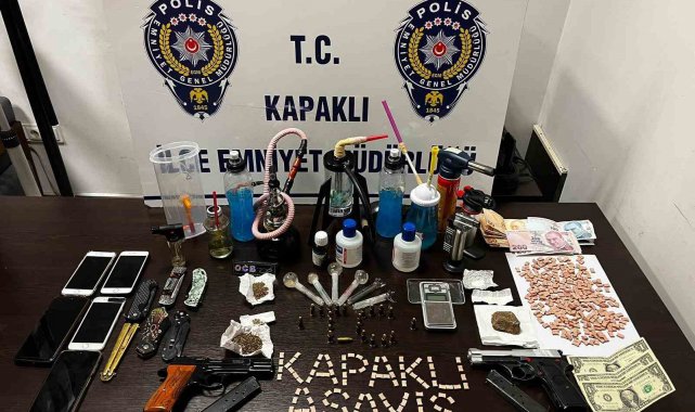 Kapaklı'da 2 mahalleye uyuşturucu operasyonu