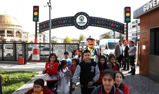 Karatay Trafik Eğitim Parkı'nda eğitimler başladı
