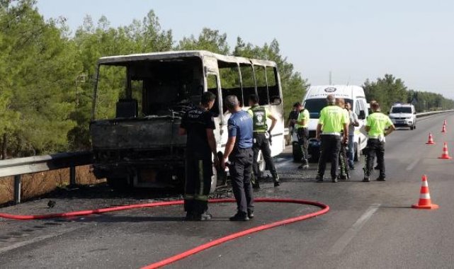 Karavana çevirdiği midibüste çıkan yangında öldü