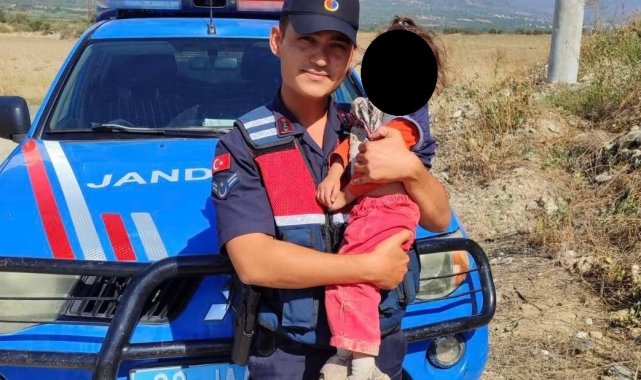 Kayıp çocuğu jandarma bir saat içinde buldu