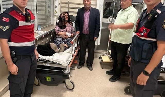 Kayıp yaşlı kadın dağlık alanda sağ bulundu
