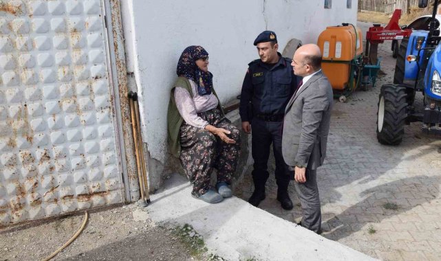 Kaymakam Dr. Nebioğlu'ndan şehit ailesine ziyaret
