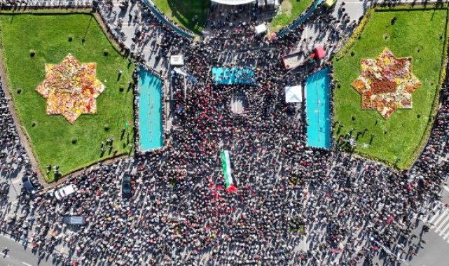 Kayseri'de Gazze mitingi