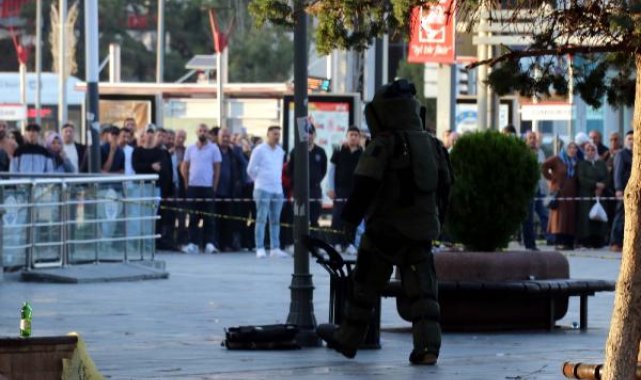 Kayseri'de şüpheli valiz kontrollü şekilde patlatıldı