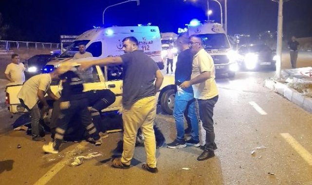 Kırıkkale'de iki otomobil çarpıştı: 1 ölü, 2 yaralı