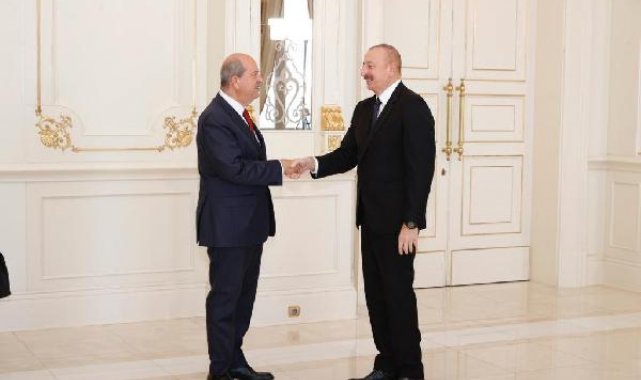 KKTC Cumhurbaşkanı Tatar, Aliyev ile görüştü