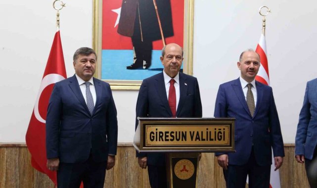 KKTC Cumhurbaşkanı Tatar Giresun'da