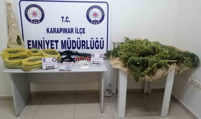 Konya'da uyuşturucu tacirlerine operasyon