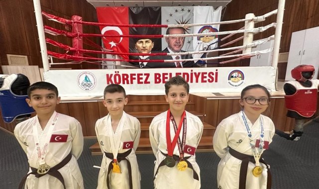 Körfez'de başarılı sporcular yetişiyor