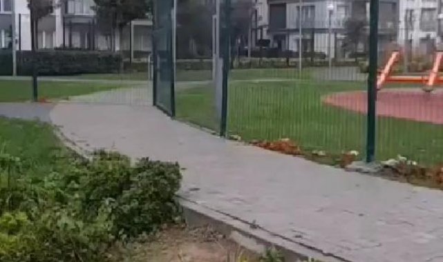 Küçükçekmece'de site yönetimi ile mahallelinin park kavgası