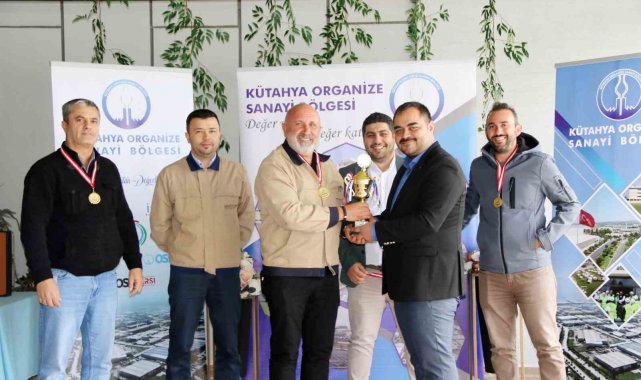 Kütahya OSB firmalar arası tavla turnuvasının şampiyonu belli oldu