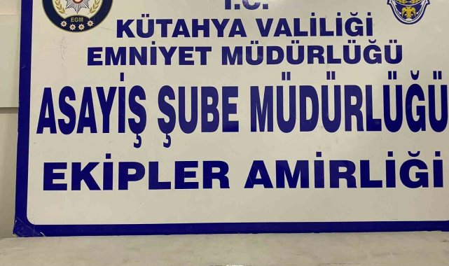 Kütahya'da bir kişinin üzerinde uyuşturucu bulundu