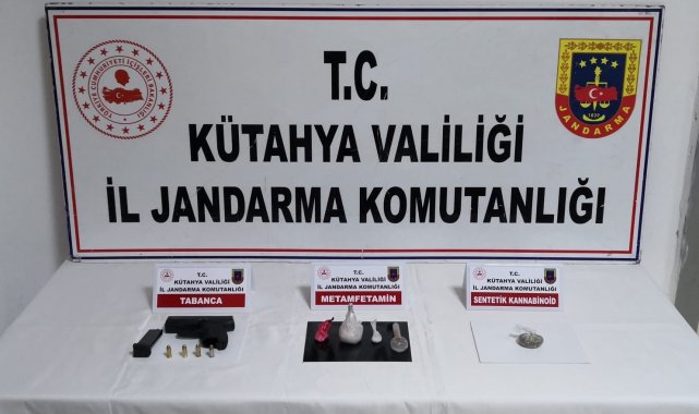 Kütahya'da jandarmanın uyuşturucu operasyonu