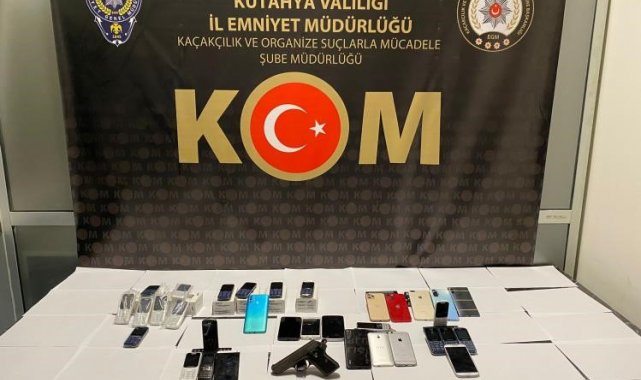 Kütahya'da kaçakçılık suçunun önlenmesine yönelik yapılan operasyonlar