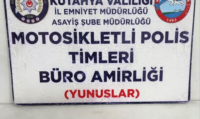 Kütahya'da Yunus Timlerince bir kişinin üzerinde uyuşturucu ele geçirildi