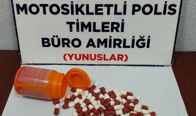 Kütahya'da Yunus Timlerince uyuşturucu hap ele geçirildi