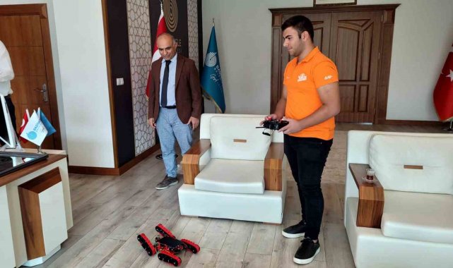 Lise öğrencilerinden "hayat kurtaracak" robot