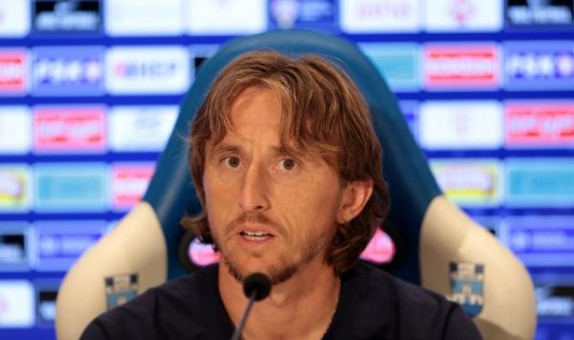 Luka Modric: Yarın bizi çok iyi bir takıma karşı çok zor bir maç bekliyor