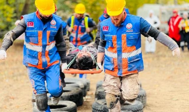 Malatya'da afet tatbikatında yaralılar tedavi edilip nakilleri yapıldı