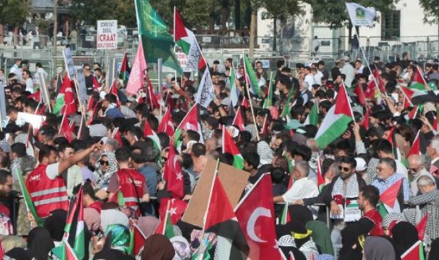 -Maltepe'de Özgür Filistin mitingi