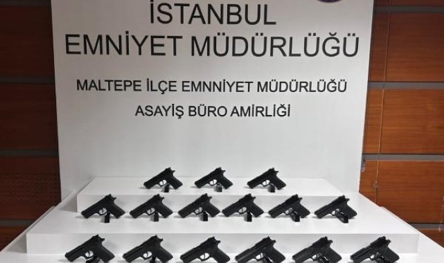 Maltepe'de silah kaçakçılarına operasyon: 4 gözaltı