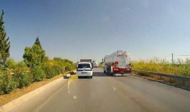 Manisa'da makas atan sürücüye tepki