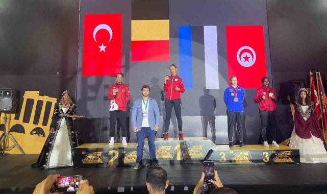 Manisalı sporcular, Dünya Şampiyonası'nda 7'de 7 yaptı