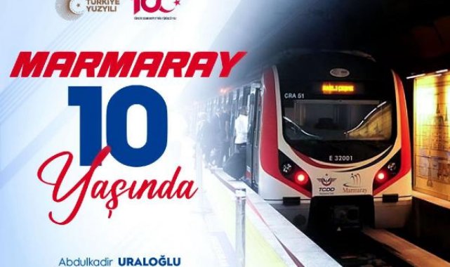Marmaray, 10 yılda 1 milyar yolcu taşıdı