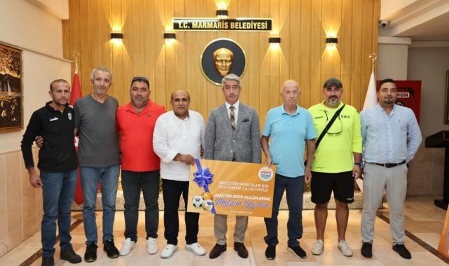 Marmaris Belediyesi'nden kulüplere destek