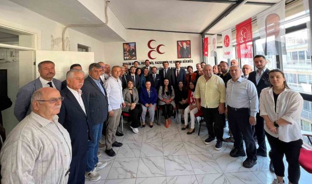 MHP İl Başkanı Yılmaz, AK Parti Ekonomi İşleri Başkanı Zeybekci'yi ağırladı