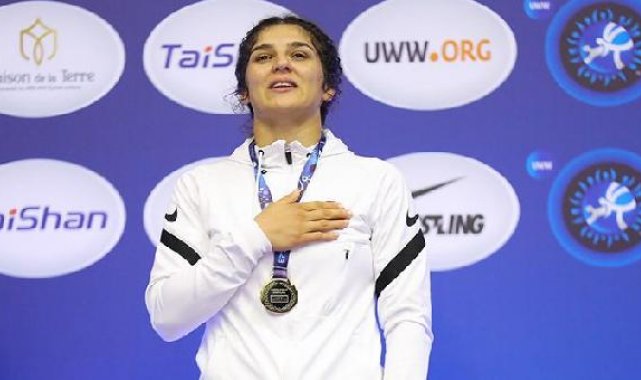 Milli güreşçi Nesrin Baş, ikinci kez dünya şampiyonu