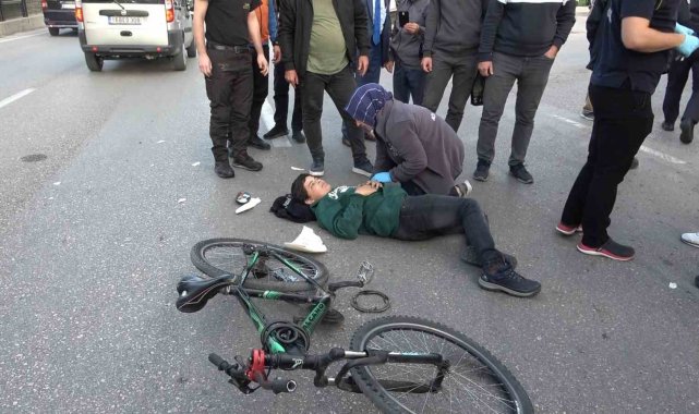 Motosikletin çarptığı 13 yaşındaki çocuk, "Anne iyiyi ben, sen üzme kendini"
