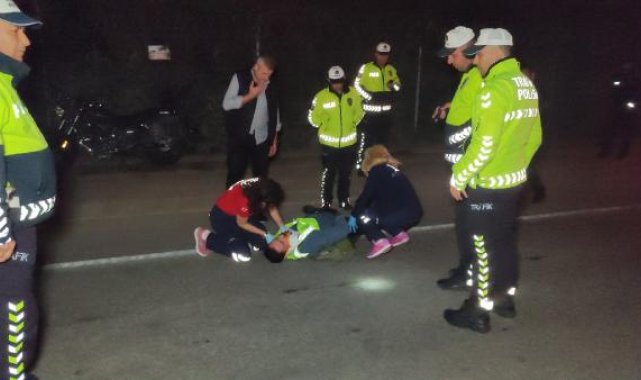 Motosikletliye çarparak kaçan otomobil sürücüsü, kırılan aynadan tespit edilecek