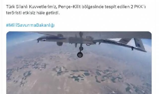 MSB: 2 terörist etkisiz hale getirildi